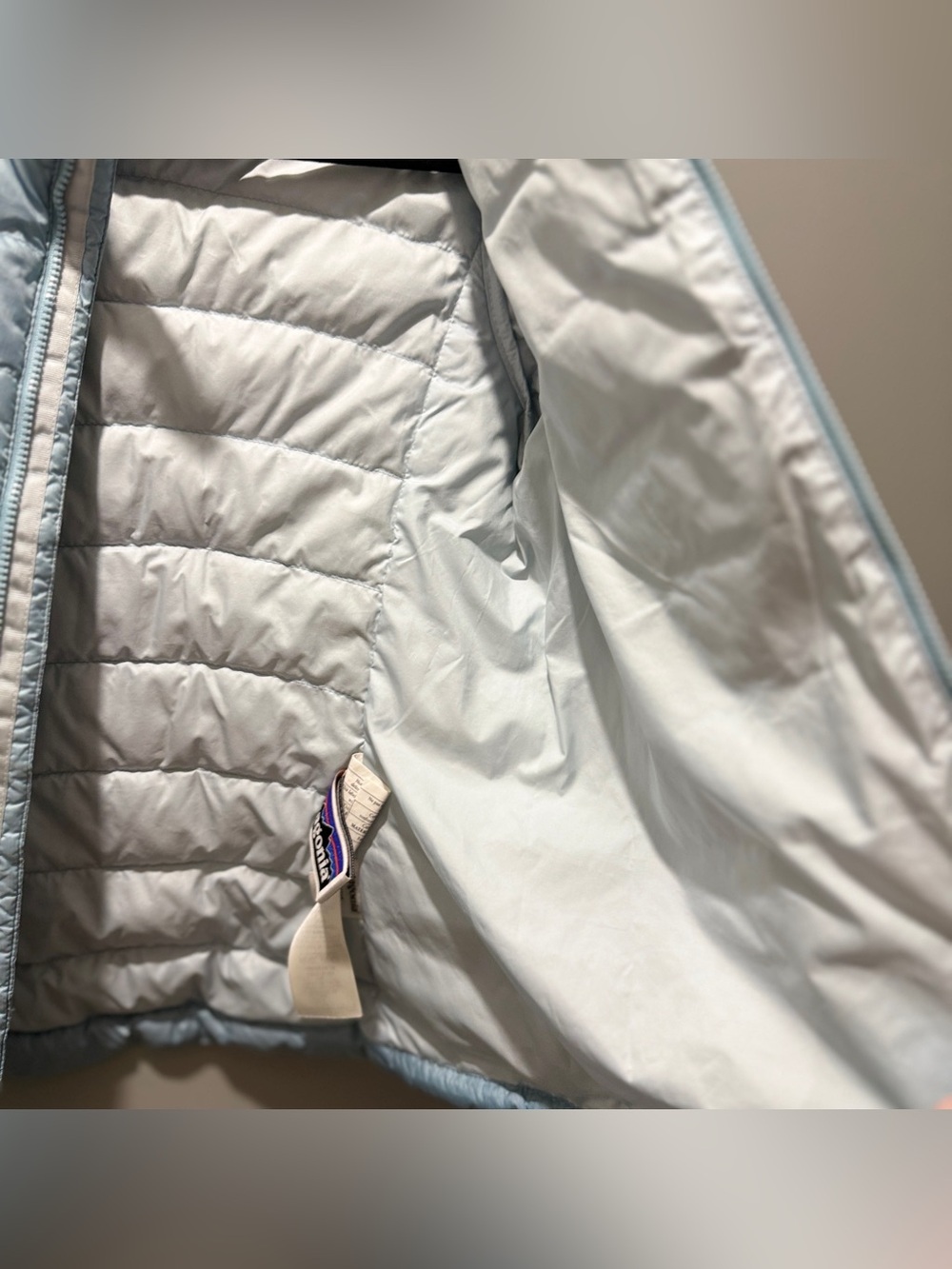 Patagonia Kids Light Blue Puffer Jacket - Picture 8 of 8